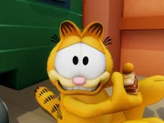 Wird es Garfield gelingen, trotz der Überwachung an seine Lieblingsgerichte zu kommen?