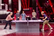(v.l.n.r.) Papaplatte; Steven Gätjen; Klaas Heufer-Umlauf; Joko Winterscheidt; Simon Gosejohann