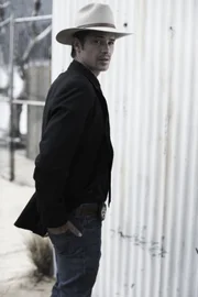 Timothy Olyphant as Raylan Givens.