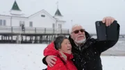 Winterwonderland - Selfie an der Ahlbecker Seebrücke