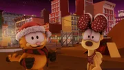 Garfield und Odie wollen herrenlosen Hunden zu Weihnachten eine Freude bereiten.