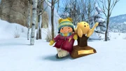 Kiki sieht sich schon als Siegerin dastehen.