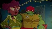April O'Neil, Raphael.