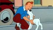 Struppi eilt Tim mutig zur Hilfe und beschützt ihn vor skrupellosen Gangstern.