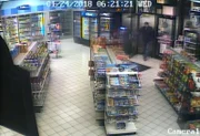 Videoüberwachung in einer Tankstelle.