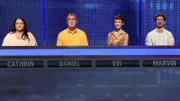 Die Kandidaten (v.l.n.r. am Panel): Cathrin Ludyga, Daniel Rieber, Eva-Maria Erbring, Marvin Czerlinski