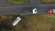 Trailer over the edge. (National Geographic)