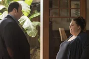 Toby (Chris Sullivan, l.) steht Kate (Chrissy Metz, r.) bei ihrem Wunsch nach Gewichtsverlust im Weg, während Randall mit der abnehmenden Gesundheit seines Vaters nicht klarkommt ...
