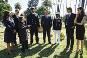Nia Long (Executive Assistant Director Shay Mosley), Barrett Foa (Tech Operator Eric Beale), Linda Hunt (Henrietta "Hetty" Lange), Renée Felice Smith (Intelligence Analyst Nell Jones), LL COOL J (Special Agent Sam Hanna), Chris O'Donnell (Special Agent G. Callen), Andrea Bordeaux (NCIS Special Agent Harley Hidoko), Eric Christian Olsen (LAPD Liaison Marty Deeks) and Daniela Ruah (Special Agent Kensi Blye).