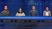 Die Kandidaten (v.l.n.r. am Panel): Carsten Petersen, Vanessa Kottmann, Fabien Debarge, Stefanie Dorn