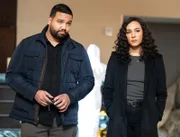 JT Tarmel (Frank Harts, l.); Dani Powell (Aurora Perrineau, r.)