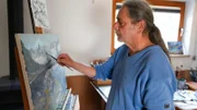 Protagonist Alfred Eberharter in seinem Atelier