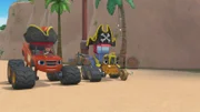 v.li.: Blaze, AJ, Pegwheel