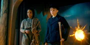 Gabrielle (Mehetabel Natnael Hailu) (l.) und Luka (Lukas Langmyr Mabin) (r.)
