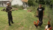 Tierheim Stuttgart: David Bucher und Martin Rütter (r.)