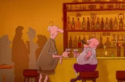 General de Gaulle und Winston Churchill treffen sich zufällig im Hotel. Bei einem Glas Brandy erinnern sie sich an die guten alten Zeiten.