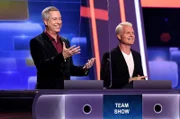 Die Kandidaten des Teams „Show“: Thomas Hermanns (l.), Comedian und Guido Cantz (r.), Moderator.