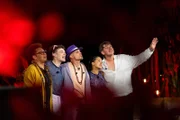 L - R: Marc Sway, Nemo, Dodo, Cachita, Marius Bear