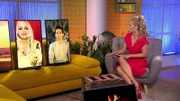V.l.: Michelle, Mateo und Moderatorin Angela Finger-Erben.