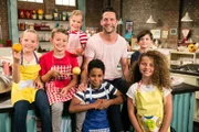 Alex Kumptner mit dem Kinderteam.