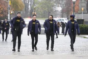 Vorne L-R: Special Agent Omar Adom 'OA' Zidan, Special Agent Stuart Scola, Assistant Special Agent Jubal Valentine, Special Agent Tiffany Wallace