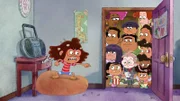 L-R: TATER, LITA, NACHITO, COUSIN BUD, SCOOTER, BIG NACHO, TABI, LOTLOT, GORDITA, TERE, CHACHA, TOÑITA, LUCITA