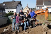 V.l.: Papa Harald, Mama Veronika, Henrik, Tochter Eva, Ralf und Claus
