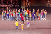 Zu den Publikumslieblingen gehört der amerikanische Kinderchor aus Utha.