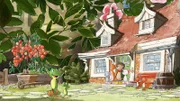Die kleine Froschfamilie bedankt sich für die schöne Zeit.