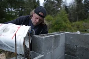 David Squibb builds an incinerator for the community of Port Protection.
