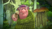 Baba Jaga hat sich von Tashi einen Sack Gold erschlichen.