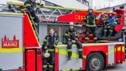 Die Rettungskräfte in Mainz