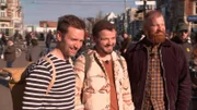 Daniel Aßmann (l) zusammen mit den Insidern Karl Krause und Dann Colin.