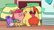 v.li.: Lil Pal, Clover, Greg