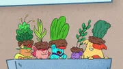 v.li.: Mondo, Clover, Popcorn, Lil Pal, Greg