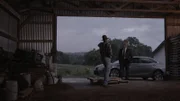 Demery meets a man in a barn.