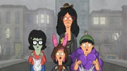 L-R: Tina, Louise, Linda und Gene