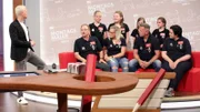 In jeder Sendung tritt ein Team von vier Prominenten gegen acht Kandidaten aus dem Südwesten an – vier Kinder und vier Erwachsene.