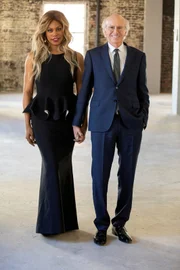 l-r:  Laverne Cox, Larry David