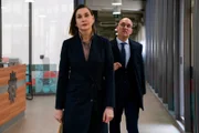 Christiane Paul als Europol Agent Katrin Jaeger und William Ludwig als Willem Smit.