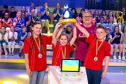 Das Rateteam aus der Ukraine teilt sich den Tagessieg mit dem Team aus Österreich.