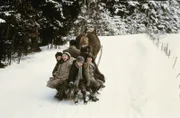 Lisas Vater rettet die Kinder aus dem Schneegestöber.