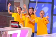 Das Rateteam aus Österreich freut sich schon auf die Quizshow "1, 2 oder 3".