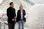 Als Monk (Tony Shalhoub) mit Natalie (Traylor Howard) die Raumfahrtausstellung Sea of Tranquility besucht, werden ihm auf Grund seiner genialen Kombinationsgabe schnell die Zusammenhänge zwischen den Einbrüchen in der Ausstellung und Natalies Wohnung klar...