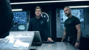 L-R: Dominique Luca (Kenny Johnson), David 'Deacon' Kay (Jay Harrington)