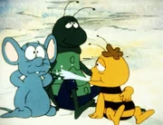 Alexander, Flip und Willi haben sich nach dem Dammbruch retten können.