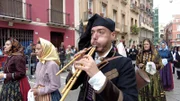 Traditionell wird auf Prozessionen die Launedda gespielt, ein typisch sardisches Blasinstrument.