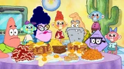v.li.: Patrick, Bunny, GrandPat, Squidina