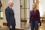 l-r: Larry David, Cheryl (Cheryl Hines)