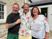 v.l.: Mark Millar, Jason und Jeanette